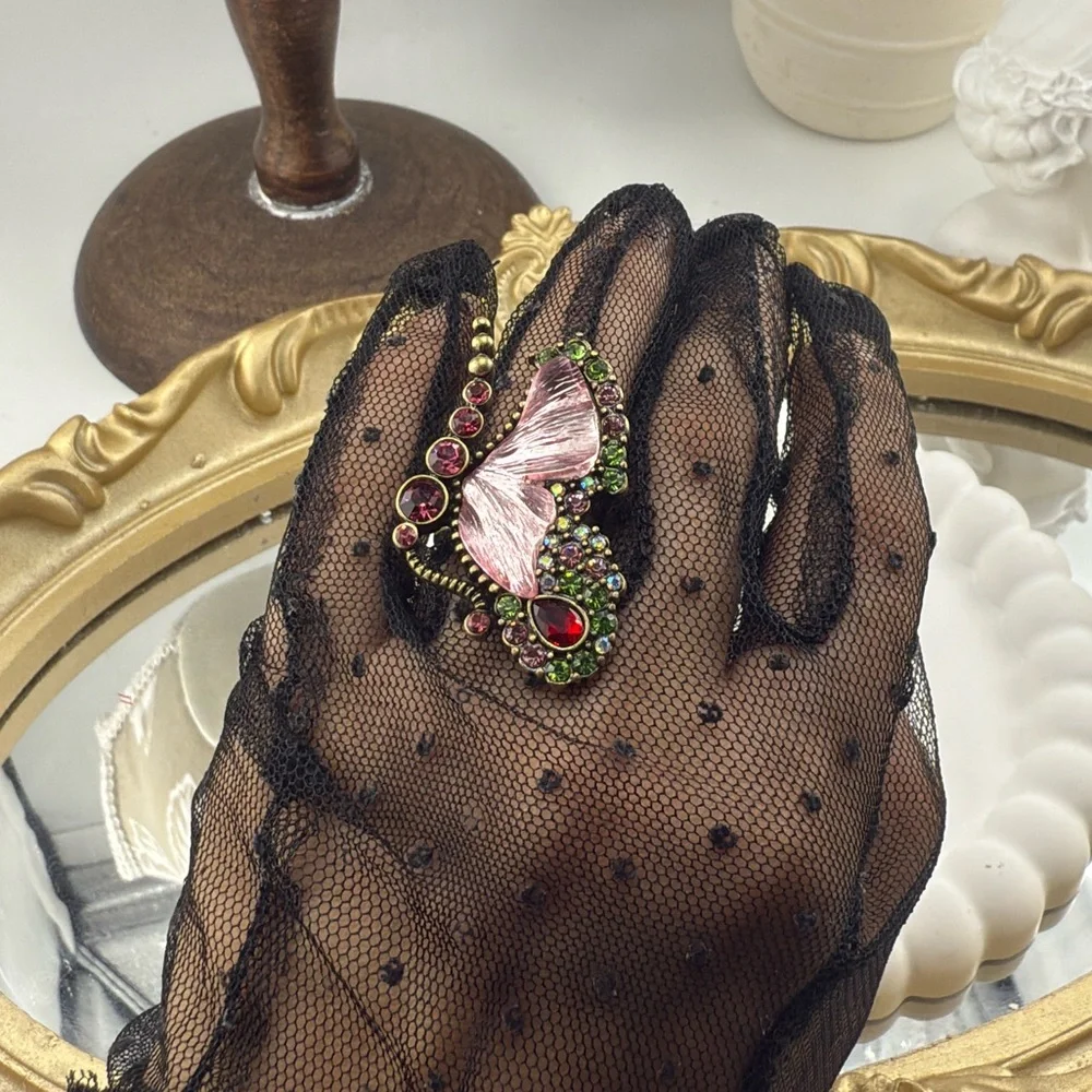 Vintage Style Butterfly Statement Ring ✨🦋 - Picture 1 of 9